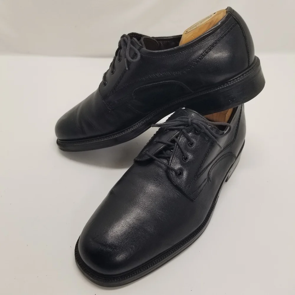 Bill Blass Howard 4726691 Mens Size 12D Black Leather Oxford Derby Lace …
